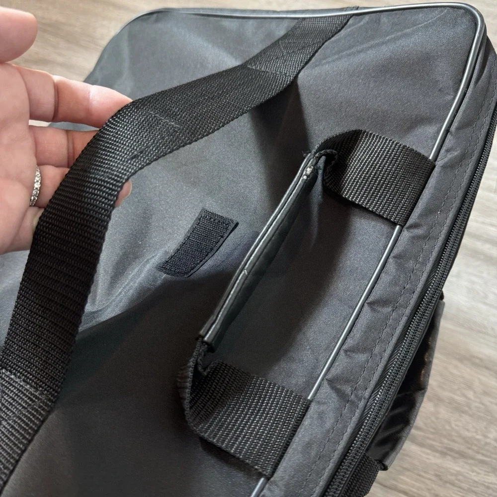 Samsonite 1910 Black Laptop Carrying Bag Case Work Travel Business Briefcase